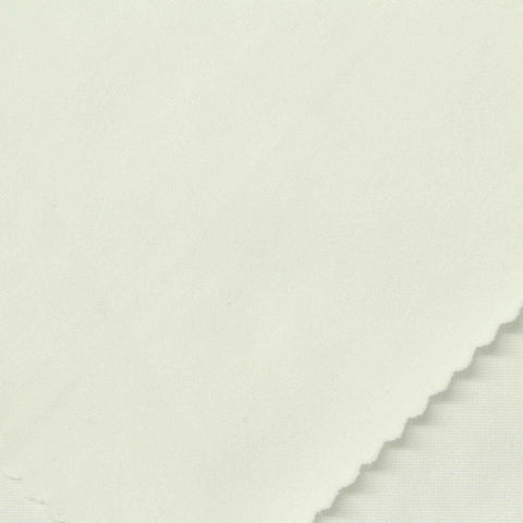 Polyester Stretch Milk Silk Knit Fabric, 165 gsm, 160 cm — White, ref EF-245287