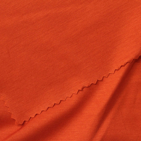 100% Cotton Jersey Knit Fabric, 152 gsm, 150 cm — Orange