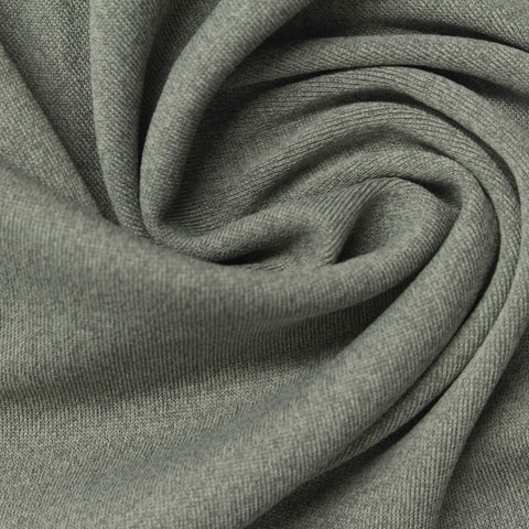 Heathered Grey Marl Sateen, Polyester