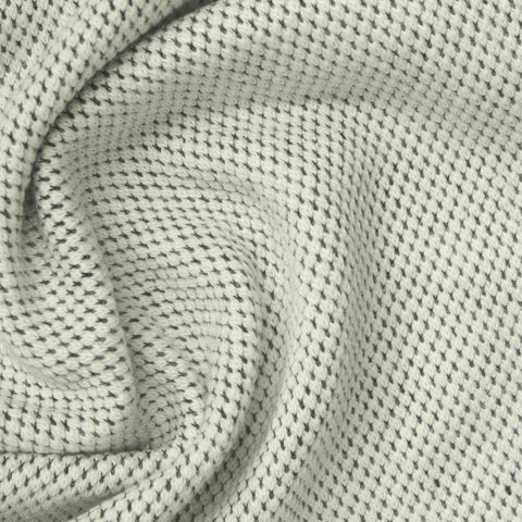 Dark Grey Marl Chunky Knit, Poly-Cotton, 320 gsm