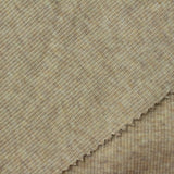 Light Brown Heather Rib Knit, Poly-Cotton — photo 1