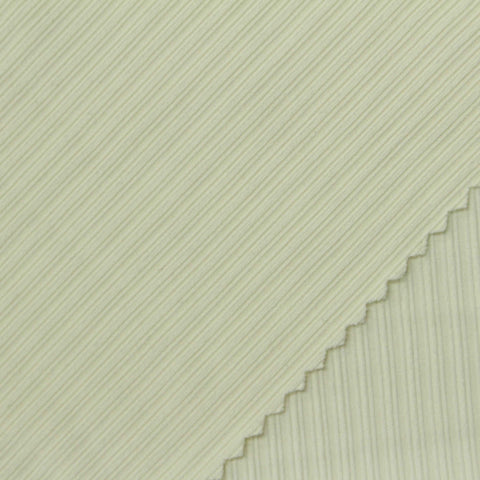Polyester Stretch Rib Knit Fabric, 200 gsm, 165 cm — Green, ref EF-245248
