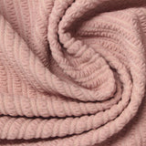 Rib Knit Fabric, 280 gsm, 165 cm — Pink — photo 1
