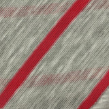 Red Horizontal-Stripe Chunky Knit, Poly-Viscose — photo 1