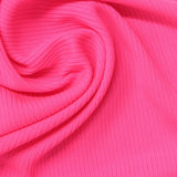 100% Polyester Rib Knit Fabric, 180 gsm, 120 cm — Pink — photo 1