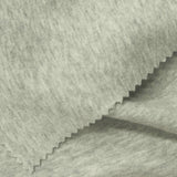 Light Grey Heathered-Marl Rib Knit, Cotton-Poly, 187 gsm — photo 1