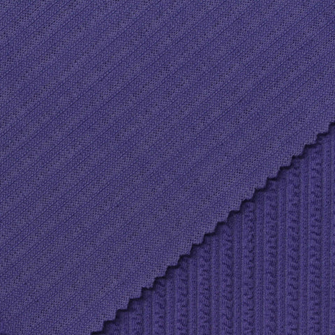 Rib Knit Fabric, 280 gsm, 165 cm — Purple, ref EF-262140