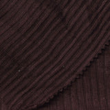 Brushed Polyester Stretch Rib Knit Fabric, 210 gsm, 150 cm — Brown — photo 1