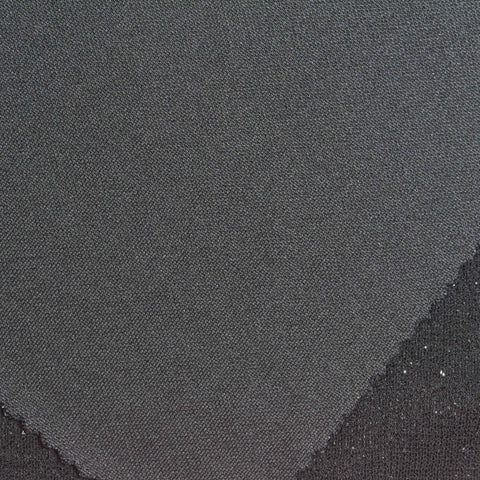 Dark Grey Marl Linen-Look, Polyester, 220 gsm