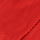 Brushed Polyester Stretch Milk Silk Knit Fabric, 175 gsm, 170 cm — Red — photo 1