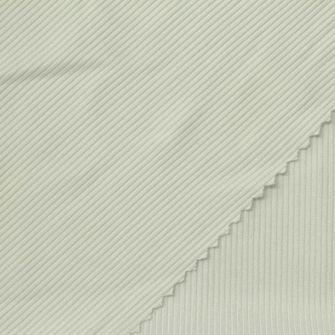 Pale Sage Ribbed Rib Knit, Polyester