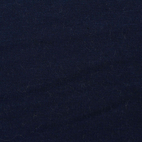 Polyester Viscose Scuba Knit Fabric, 415 gsm, 150 cm — Navy