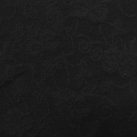 Black Floral Jacquard, Polyester, 247 gsm