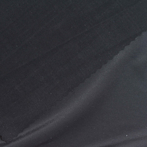 Nylon Stretch Jersey Knit Fabric, 140 gsm, 152 cm — Navy