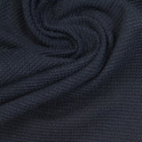 Cotton Polyester Knit Fabric, 180 gsm, 180 cm — Navy — photo 1