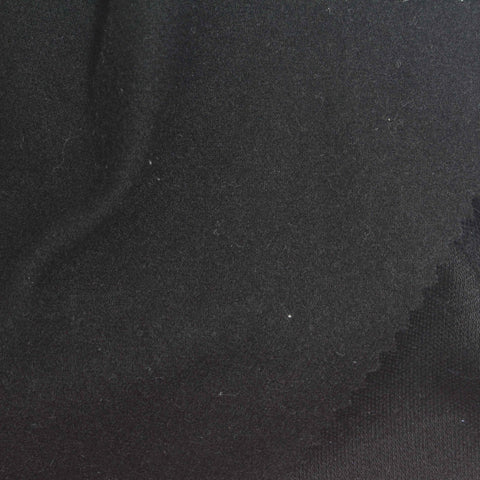 Black Interlock Knit, Polyester