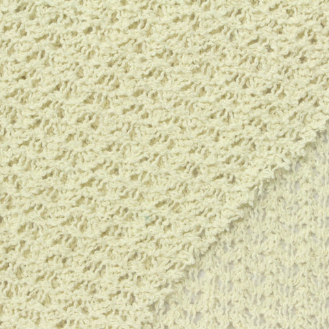 Cream Openwork Chunky Knit, Cotton