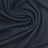 Dark Blue Marl Interlock Knit, Poly-Viscose, 220 gsm — photo 1