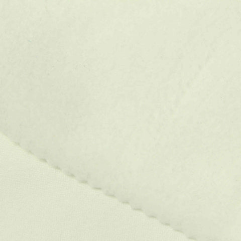 Polyester Cotton Stretch Velvet Fabric, 360 gsm, 180 cm — Beige