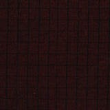 Dark Red Check Twill, Cotton-Poly — photo 1