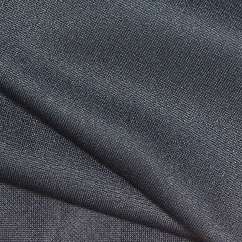 Dark Grey Marl Scuba Knit, Polyester, 290 gsm, 165 cm