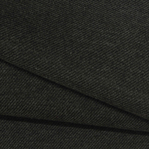 Brushed Polyester Stretch Interlock Knit Fabric, 420 gsm, 155 cm — Grey