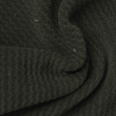 Polyester Stretch Knit Fabric, 450 gsm, 165 cm — Green