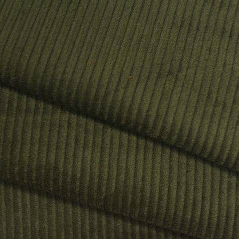 100% Cotton Corduroy Fabric, 330 gsm — Green