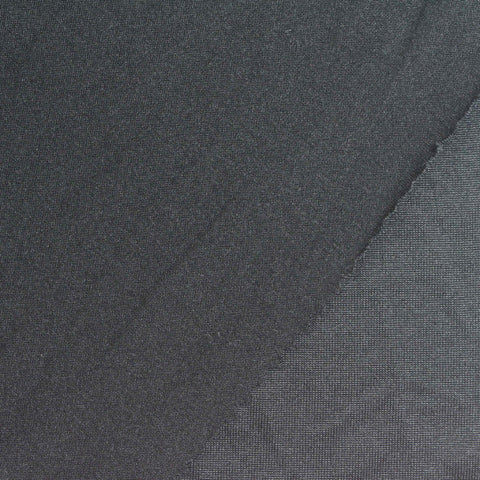 Dark Grey Heathered-Marl Milk Silk Knit, Polyester, 160 gsm