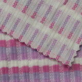 Pink Check Jacquard, Cotton-Poly, 240 gsm — photo 1