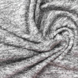Grey Marl Chunky Knit, Viscose-Poly, 180 gsm, 160 cm, ref EF-224440 — photo 1