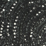 Black Openwork Lace, Nylon-Metallic — photo 1