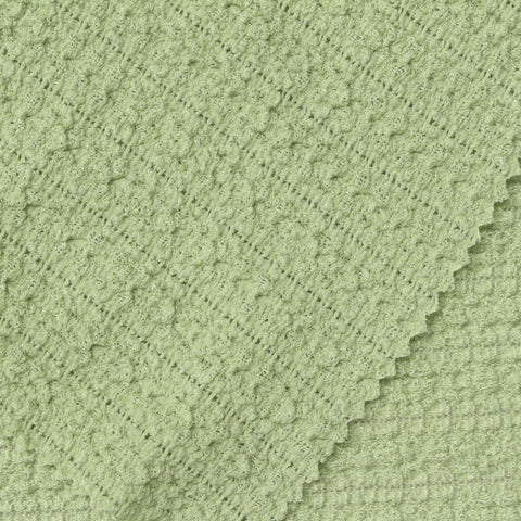 Polyester Stretch Crepe Fabric, 220 gsm — Green