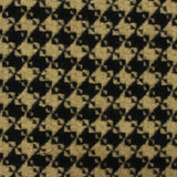 Black Houndstooth Knit, Polyester, 440 gsm — photo 1