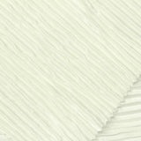 Cream Lines Jersey Knit, Polyester — photo 1