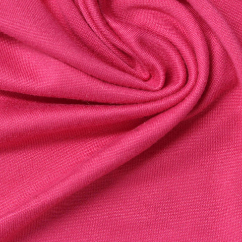 Polyester Stretch Milk Silk Knit Fabric, 170 gsm, 165 cm — Pink