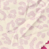 Fuchsia Leopard Jersey Knit, Viscose — photo 1