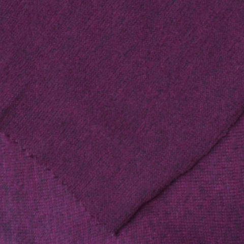 Deep Purple Marl Chunky Knit, Viscose-Poly