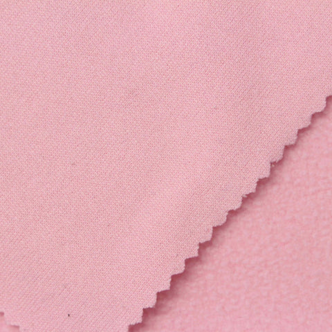 100% Polyester Fleece Fabric, 180 gsm, 165 cm — Pink