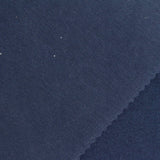 Brushed Cotton Polyester Stretch French Terry Fabric, 260 gsm, 170 cm — Navy — photo 1