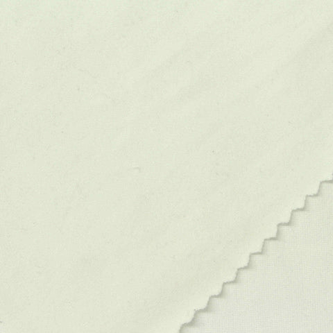 Polyester Stretch Milk Silk Knit Fabric, 172 gsm, 168 cm — White