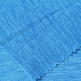 Blue Heathered-Marl Jersey Knit, Polyester, 155 gsm — photo 1