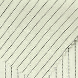 White Stripes Woven, Linen-Viscose — photo 1