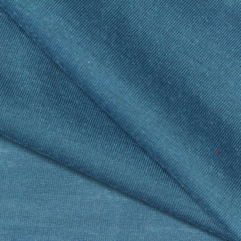 100% Polyester Jersey Knit Fabric, 135 gsm, 160 cm — Blue