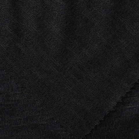 Chunky Knit Fabric, 152 gsm, 150 cm — Black