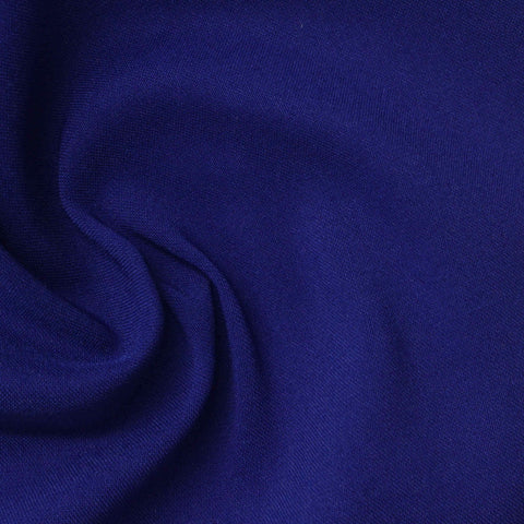Cotton Polyester Stretch Twill Fabric, 300 gsm, 155 cm — Navy