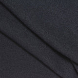 100% Polyester Interlock Knit Fabric, 215 gsm, 160 cm — Black — photo 1