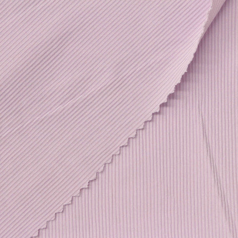 Polyester Stretch Rib Knit Fabric, 180 gsm, 165 cm — Purple