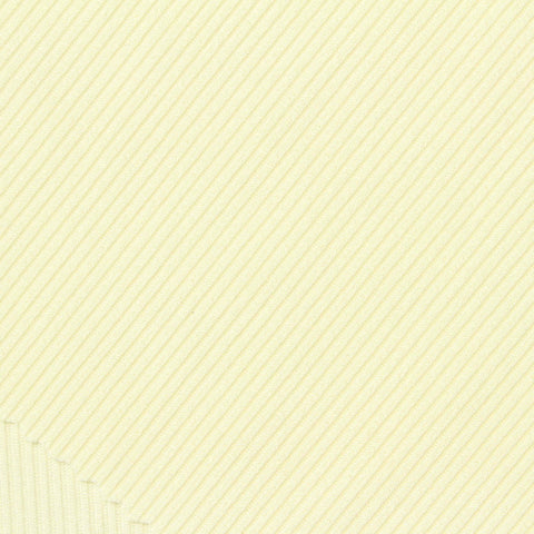 Polyester Stretch Rib Knit Fabric, 215 gsm, 165 cm — Yellow