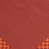 Orange Houndstooth Knit, Poly-Tencel Lyocell — photo 1